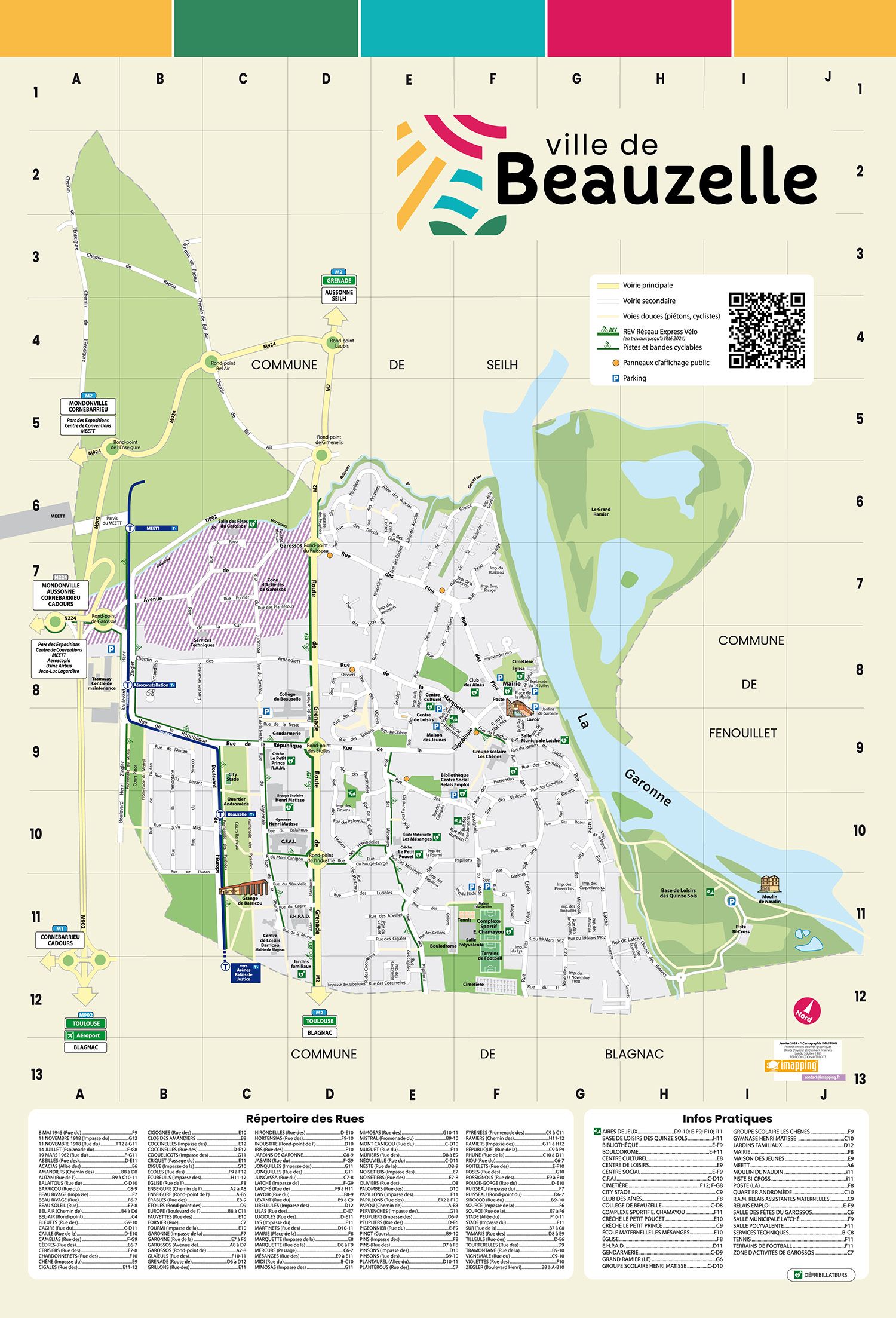 Nouveau plan de ville - Ville de Beauzelle