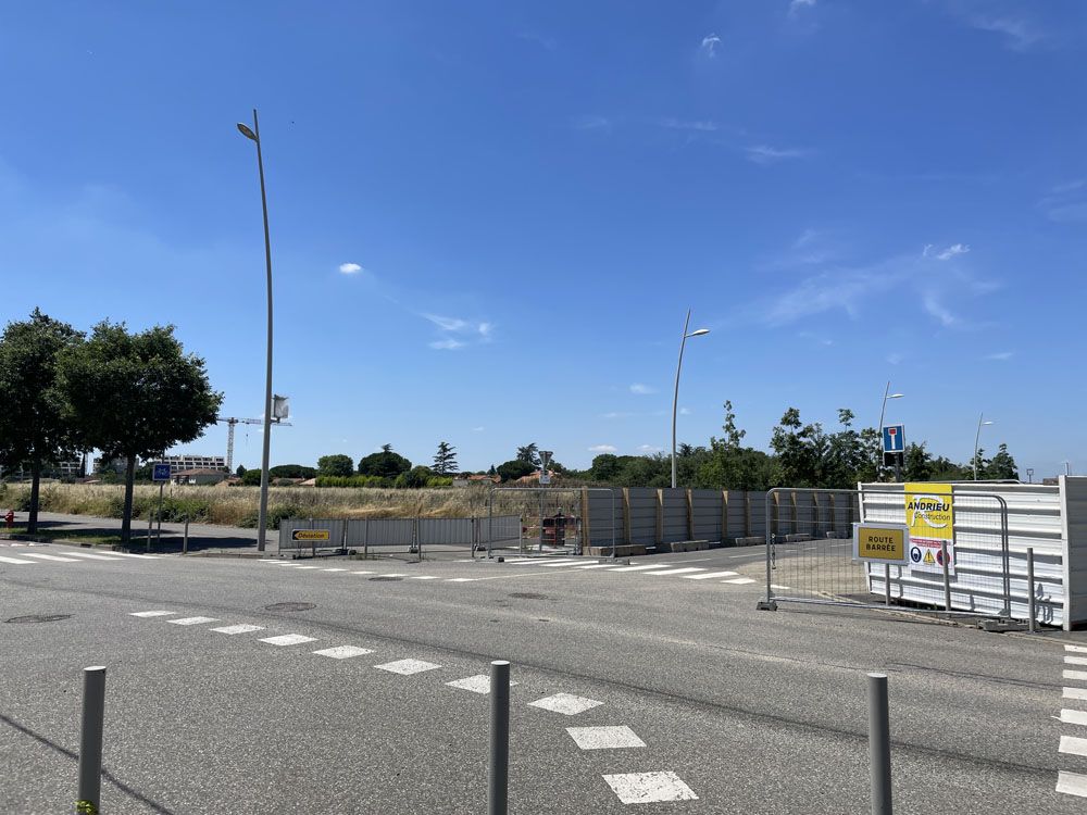 Travaux nouveau gymnase du collège - Ville de Beauzelle